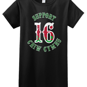 Support 16 Criw Cymru T-Shirt Ladies